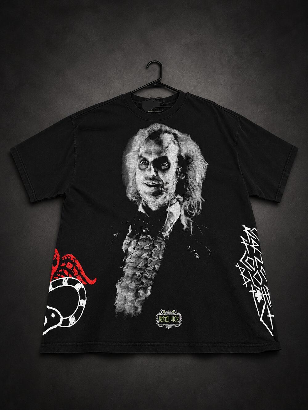 Civil Regime x Beetlejuice Graphic T-Shirt — Washed Black RH-137